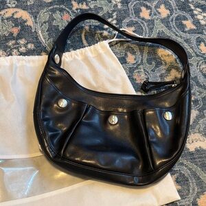 Vintage Longchamp Leather Shoulder Bag